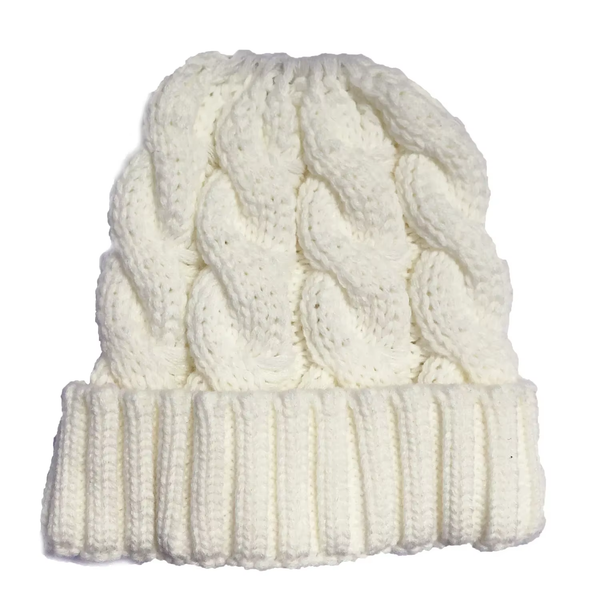 Womens Winter Knitted Beanie | Ponytail Beanie | Warm Wool Beanie Hats
