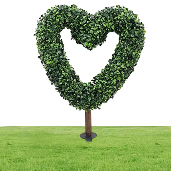 Artificial Heart-Shaped Topiary Tree