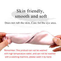 SilkDream™ Pure Silk Sleep Mask – Soft Breathable Eye Mask for Deep, Restful Sleep