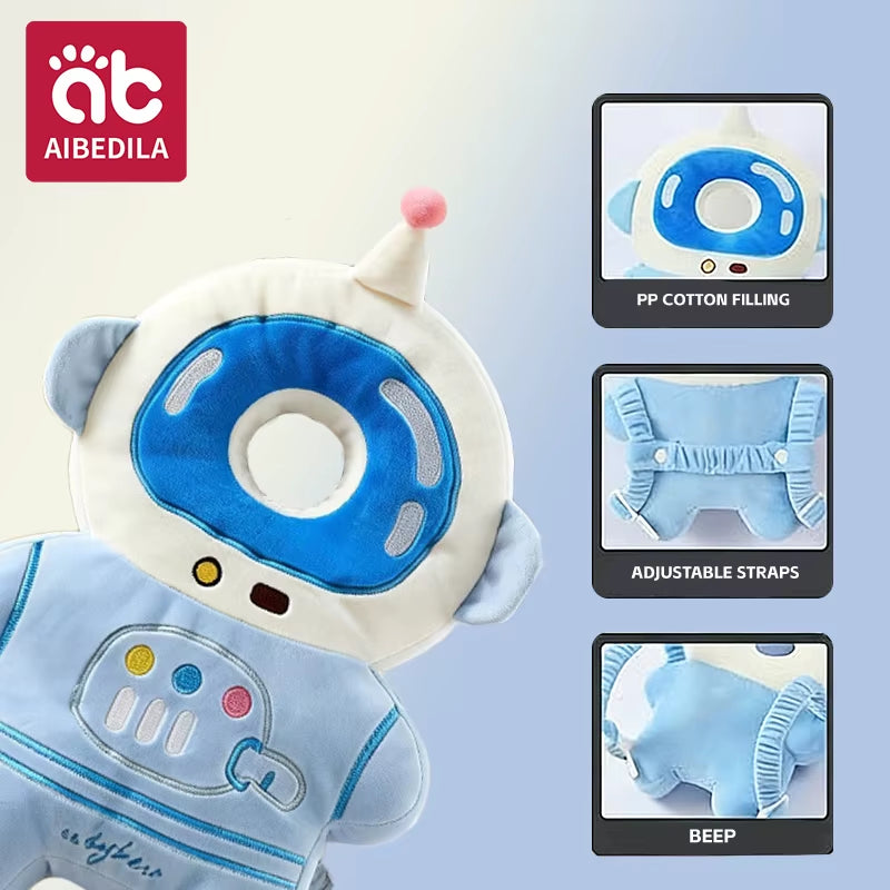 SafeSteps™ Baby Head Protector – Astronaut Backpack Cushion for Crawling & Walking
