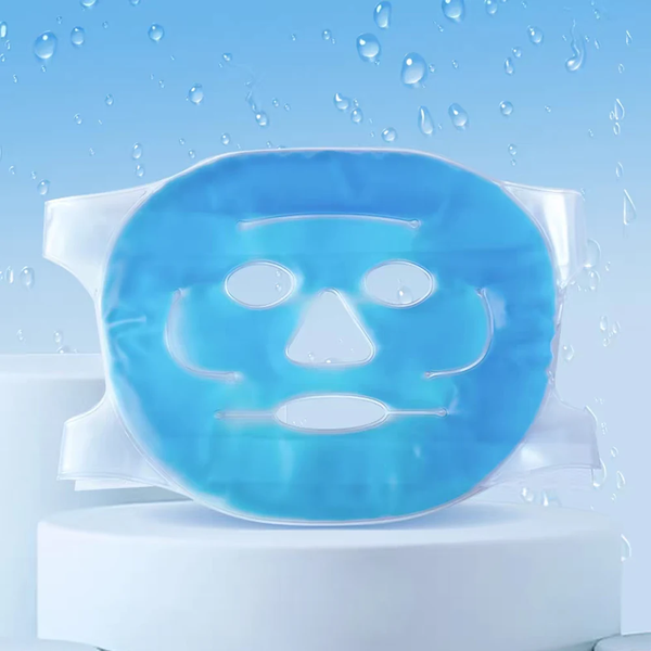 CryoGlow™ Cooling Gel Face Mask – Reusable Hot & Cold Therapy Mask for Facial Puffiness & Skin Care