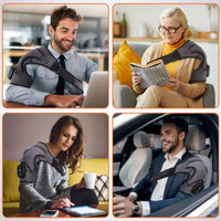 ShoulderRx™ Heated Shoulder Brace – Vibration Massage & Compression Support for Recovery