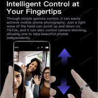 Smart Ring with Display Screen and Touch - Health Manager