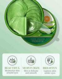 AloeGlow™ Collagen Eye Patches – 60pcs Hydrating Under-Eye Masks for Puffiness & Dark Circle Care
