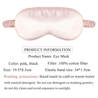 SilkDream™ Pure Silk Sleep Mask – Soft Breathable Eye Mask for Deep, Restful Sleep