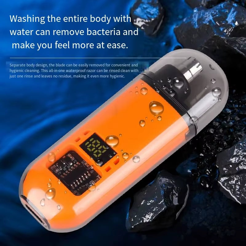 TrimEase™ Rechargeable Nose & Ear Hair Trimmer – Portable Precision Grooming 