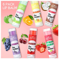 LushLips™ Fruit Lip Care Set – 6 Flavors Hydrating Balm & Overnight Lip Mask