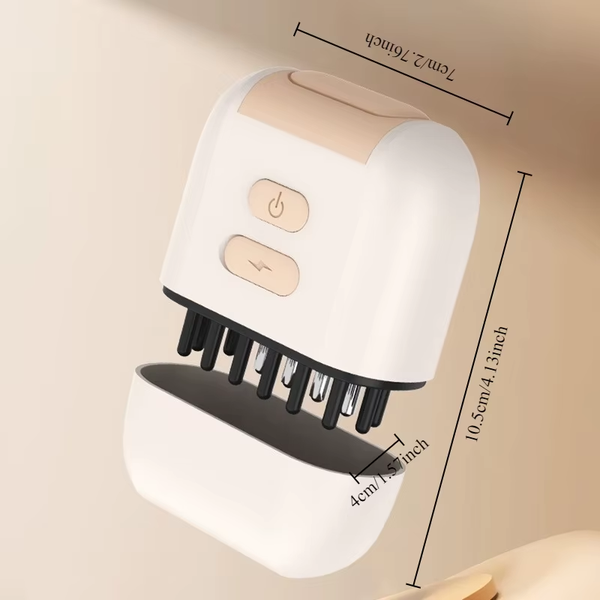 EMS Microcurrent Scalp Massager | Red Light Therapy | 15Ml Liquid Tank for Hair Growth.