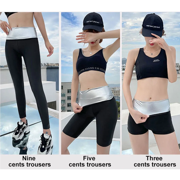 SweatFit™ Sauna Shorts – Women’s Thermo Compression Shorts for Gym & Running
