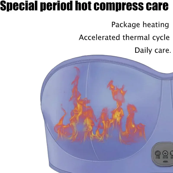 BustLift Pro™ Electric Breast Massager Bra – Wireless Heated Compression & Firming Support
