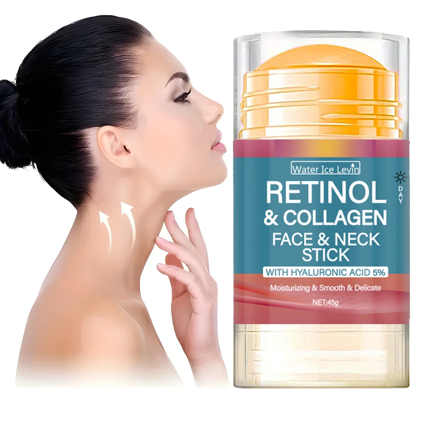 Retinol Lifting Firming Cream Stick│Collagen│Smooth Wrinkles Face Cream for Moisturizer.