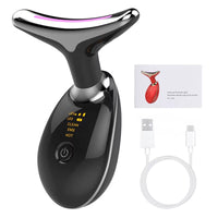 LED Neck and Face Massager for Skin Rejuvenation and Sculpting - Facial Lifting Beauty Device