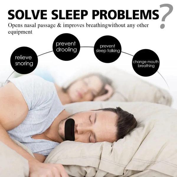 SleepSeal™ Mouth Strips – Gentle Overnight Support for Quiet, Restful Sleep