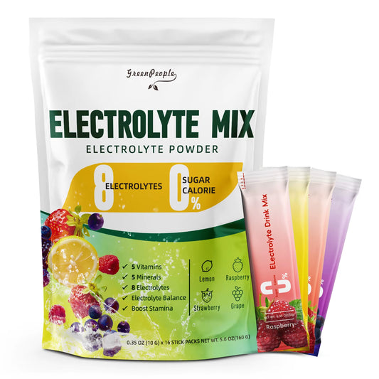 Electrolytes Mix Packets┃Boost Endurance┃Muscle Recovery┃Mental Focus.
