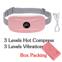 Electric Heating Waist Massage Belt Abdominal Menstrual Heating Pad Belly Warm Palace Belt for Period Cramp Relief