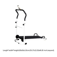 Foldable Treadmill – Compact Indoor Fitness Walking Machine with Anti-Slip Surface
