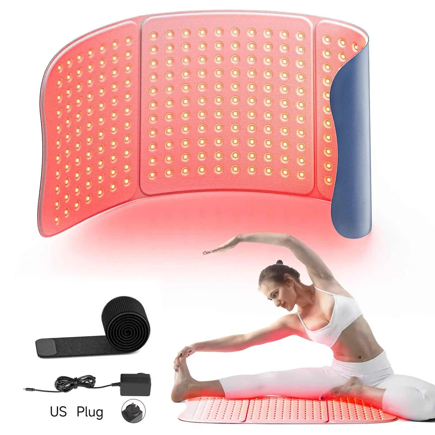 RedRelief Pro™ Red Light Therapy Mat – Full Body Pain Relief & Muscle Recovery Pad