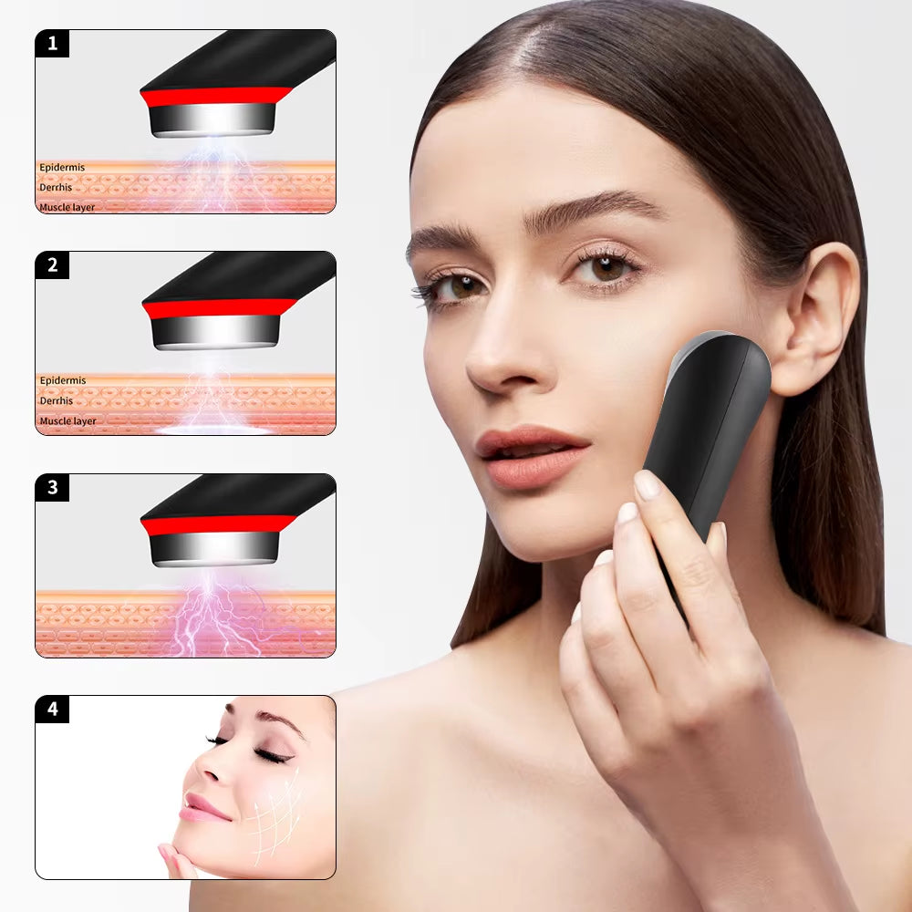 7 Colors Age-R Booster Pro Facial Skin Care anti Wrinkle Beauty Device EMS Microcurrent Lift Massager Home Use Beauty Skin Care