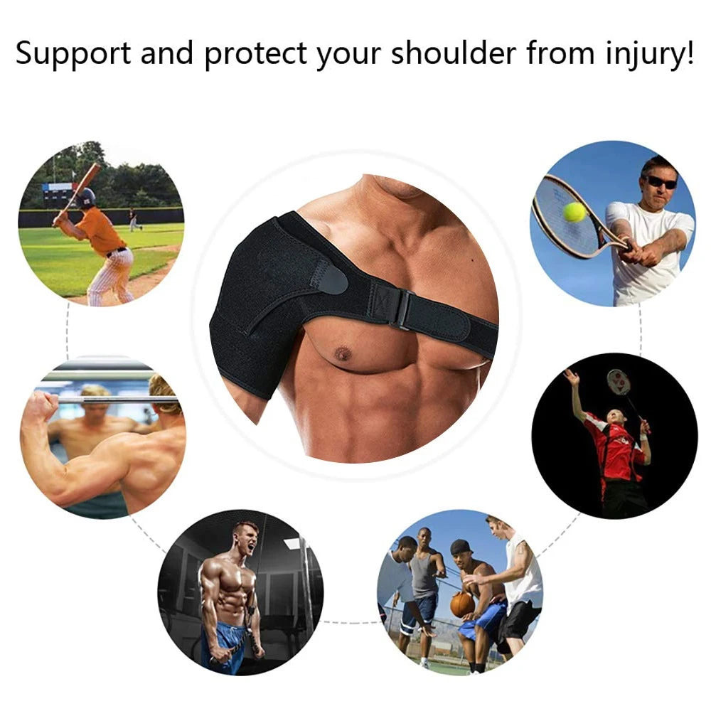 TheraShoulder™ Compression Brace – Adjustable Shoulder Support Wrap for Men & Women