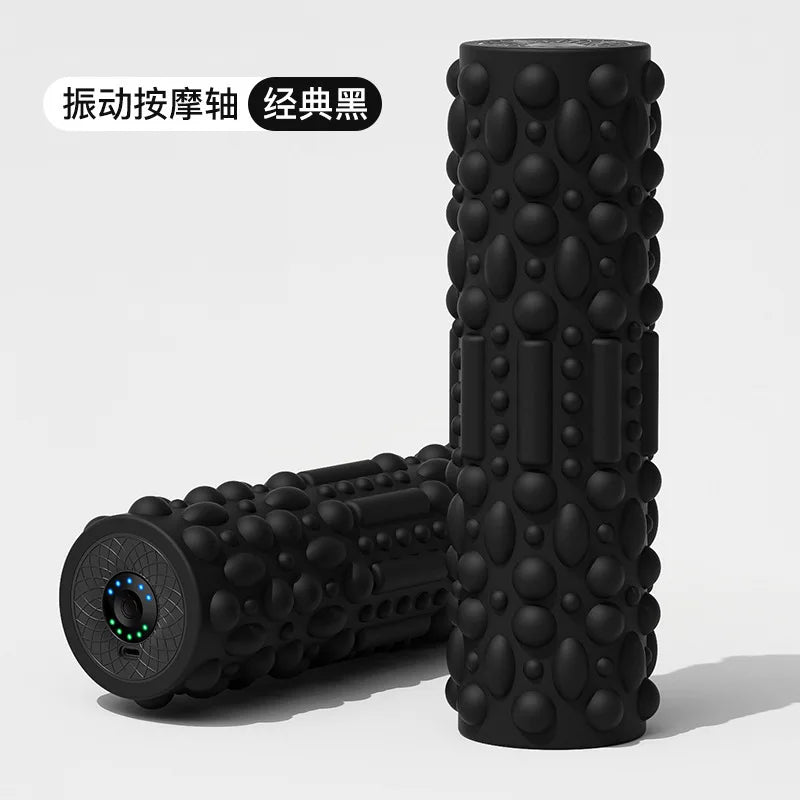 VibeRoll™ Electric Foam Roller – Deep Tissue Muscle Recovery & Vibrating Massage Roller