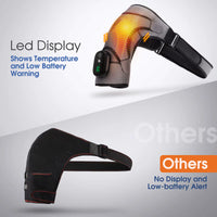 ShoulderRx™ Heated Shoulder Brace – Vibration Massage & Compression Support for Recovery