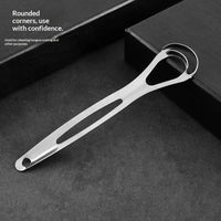 PureScrape™ Stainless Steel Tongue Scraper – Professional Tongue Cleaner for Fresh Breath & Daily Oral Care