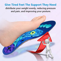 FlexArch™ Magnetic Massage Insoles – Acupressure Arch Support for Foot Pain Relief & Comfort