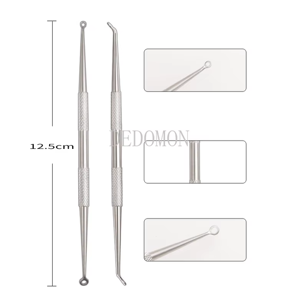 Professional Blackhead & Acne Extraction Tool Kit – Stainless Steel Pore Cleaner Needles for Deep Facial Cleansing (4/6/8/11 PCS Set)