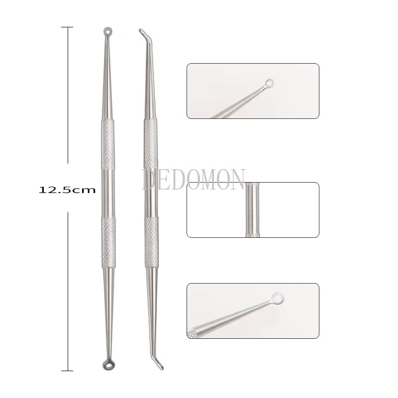 Professional Blackhead & Acne Extraction Tool Kit – Stainless Steel Pore Cleaner Needles for Deep Facial Cleansing (4/6/8/11 PCS Set)
