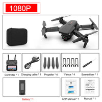 E88 Pro Foldable Quadcopter Drone┃WIFI FPV, HD 4K Camera, Altitude Hold.
