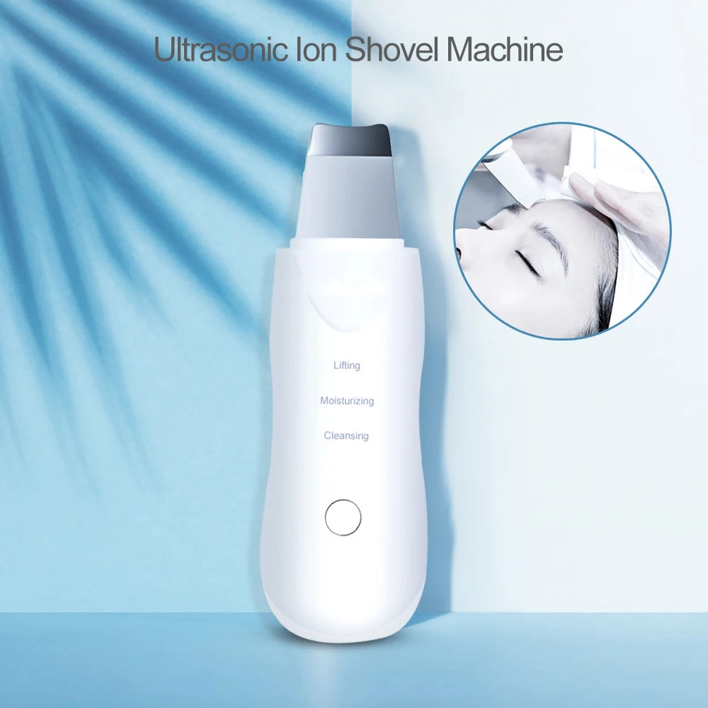PoreWave Pro™ Ultrasonic Skin Scrubber – Deep Pore Cleanser & Facial Exfoliating