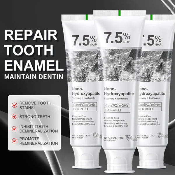 EnamelGuard™ Hydroxyapatite Toothpaste – Gentle Mint Whitening Toothpaste for Fresh Breath & Daily Oral Care