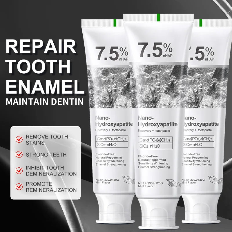 EnamelGuard™ Hydroxyapatite Toothpaste – Gentle Mint Whitening Toothpaste for Fresh Breath & Daily Oral Care