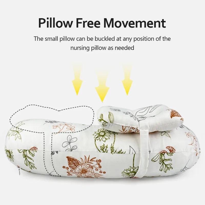 NurturaNest™ Nursing Pillow – U-Shaped Support for Comfortable, Stress-Free Breast Feeding
