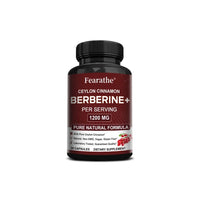 Berberine with Ceylon Cinnamon Capsules┃Supports Immune System┃Antioxidant┃Balance┃Liver Health┃Digestion