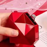 Valentine's Day Heart-Shaped Auto Pop-Up Ring Box