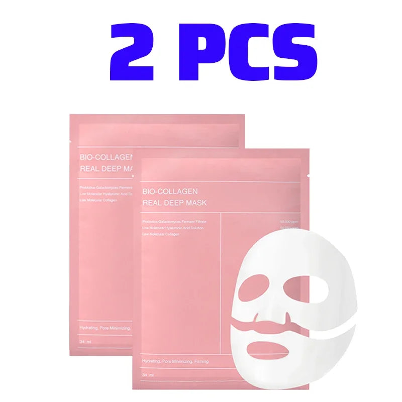 BioCollaGlow™ Collagen Face Mask – Deep Hydrating & Pore Minimizing Firming Sheet Mask