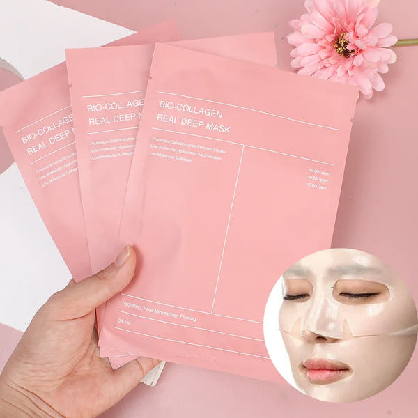 BioCollaGlow™ Collagen Face Mask – Deep Hydrating & Pore Minimizing Firming Sheet Mask