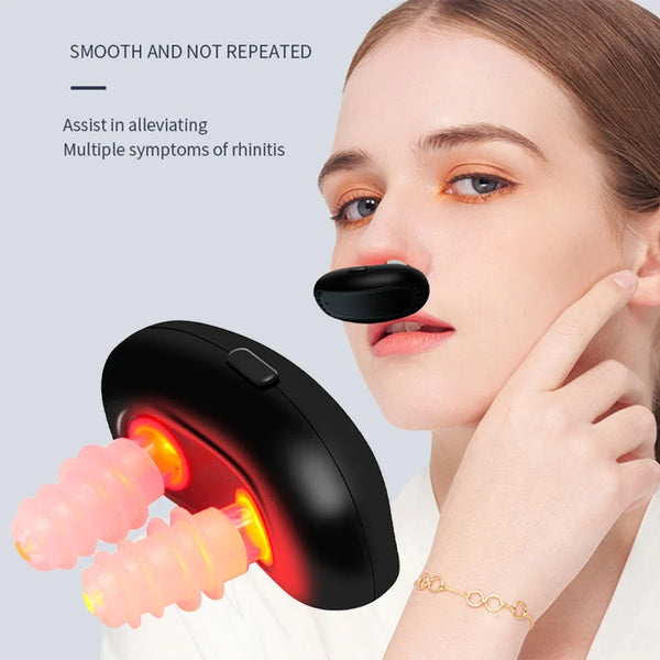 ClearNose™ Red Light Nasal Therapy – Smart Infrared Device for Daily Nasal Care 