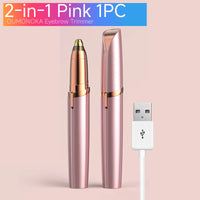 BrowSilk™ Precision Facial Hair Trimmer – Portable Eyebrow & Face Hair Remover