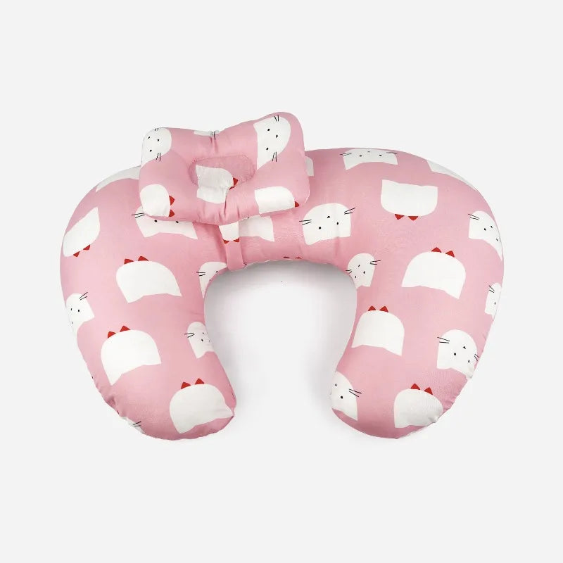 NurturaNest™ Nursing Pillow – U-Shaped Support for Comfortable, Stress-Free Breast Feeding