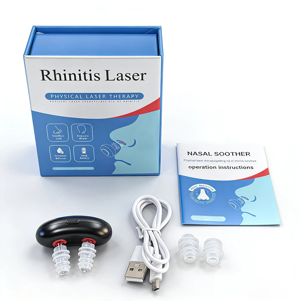 ClearNose™ Red Light Nasal Therapy – Smart Infrared Device for Daily Nasal Care 