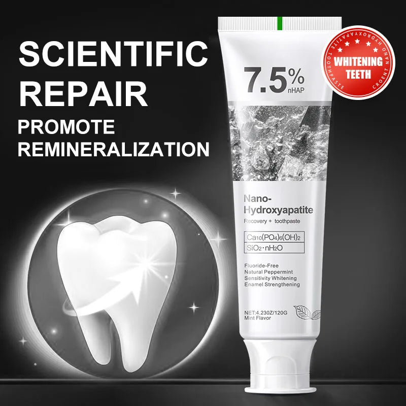EnamelGuard™ Hydroxyapatite Toothpaste – Gentle Mint Whitening Toothpaste for Fresh Breath & Daily Oral Care