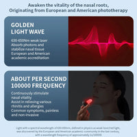 ClearNose™ Red Light Nasal Therapy – Smart Infrared Device for Daily Nasal Care 