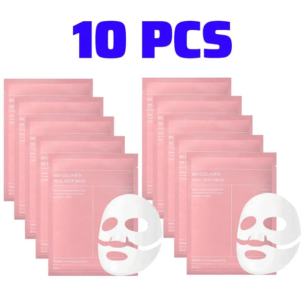 BioCollaGlow™ Collagen Face Mask – Deep Hydrating & Pore Minimizing Firming Sheet Mask