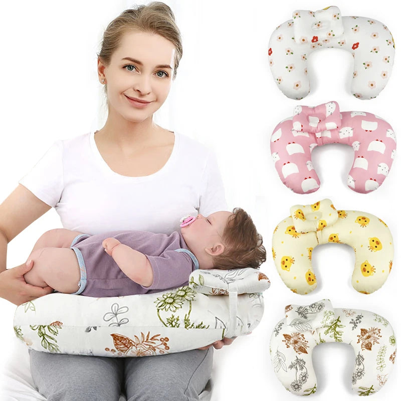 NurturaNest™ Nursing Pillow – U-Shaped Support for Comfortable, Stress-Free Breast Feeding