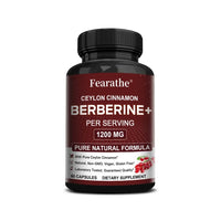 Berberine with Ceylon Cinnamon Capsules┃Supports Immune System┃Antioxidant┃Balance┃Liver Health┃Digestion
