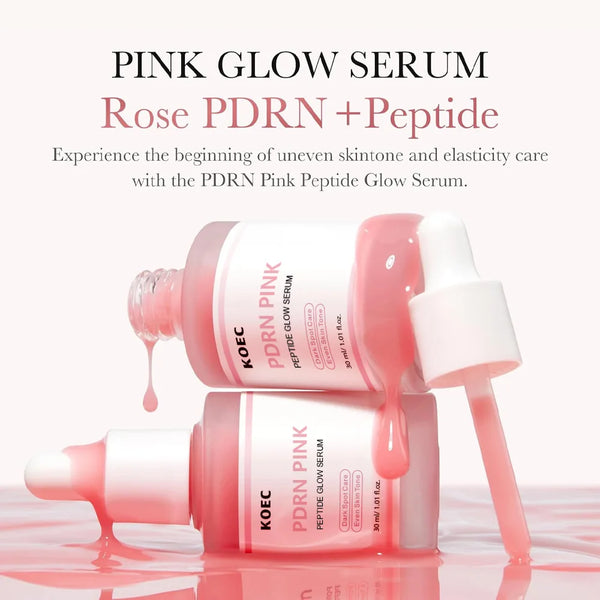 RoseRadiance™ PDRN Peptide Serum – Dark Spot Corrector & Glow Boosting Facial Serum