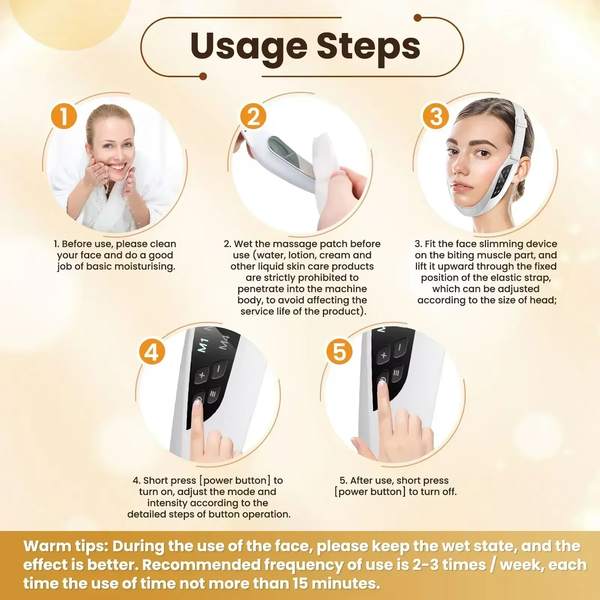 FaceNova™ EMS Face Sculptor – Microcurrent Facial Massager for V-Line Definition & Skin Care
