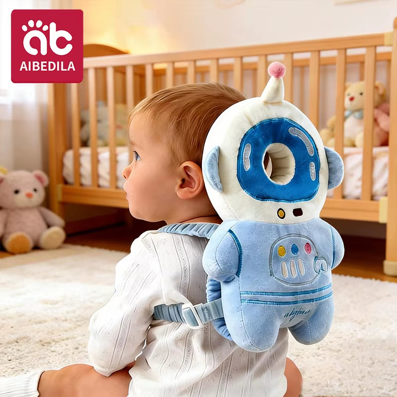 SafeSteps™ Baby Head Protector – Astronaut Backpack Cushion for Crawling & Walking